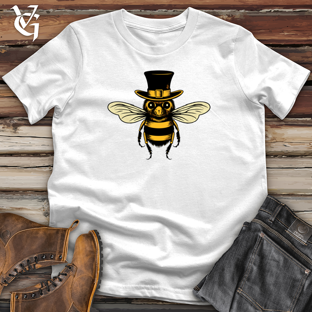 Viking Goods Retro Topper Bee Softstyle Tee White / L