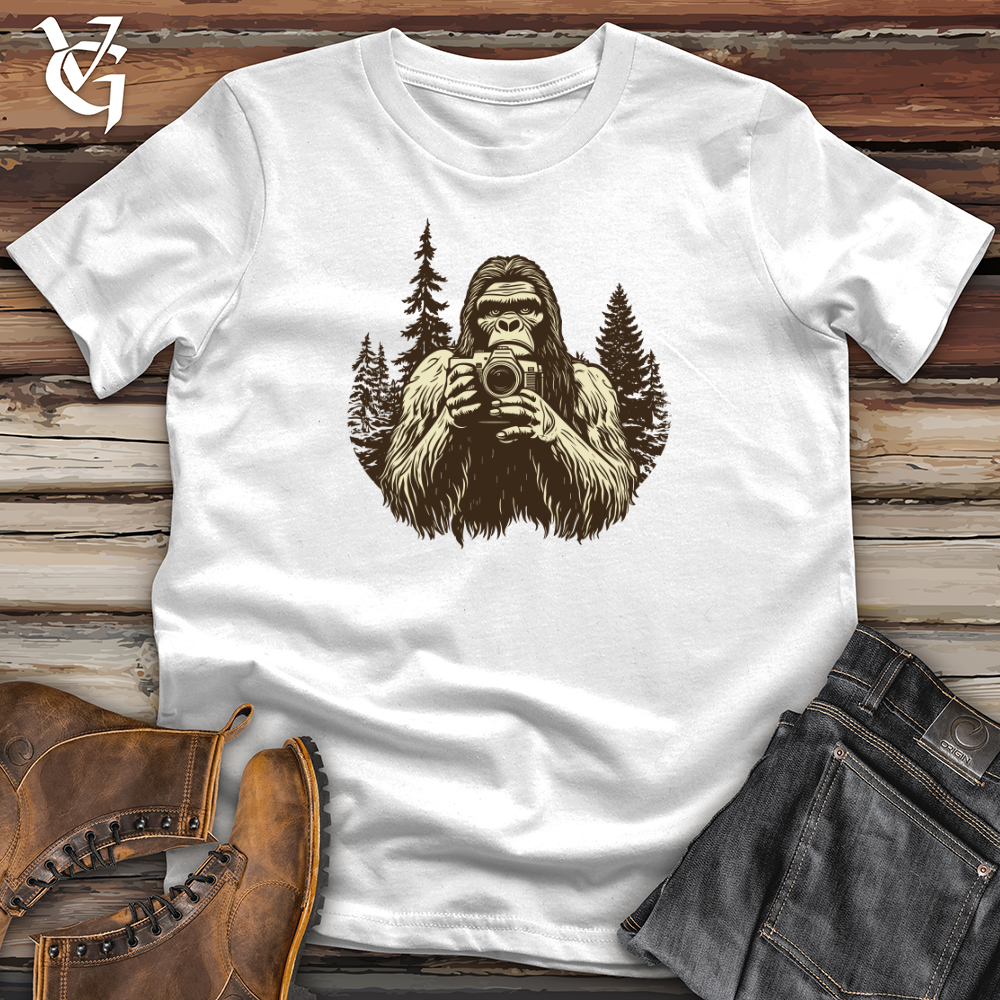 Viking Goods Sasquatch Capturing Snapshots Softstyle Tee White / L