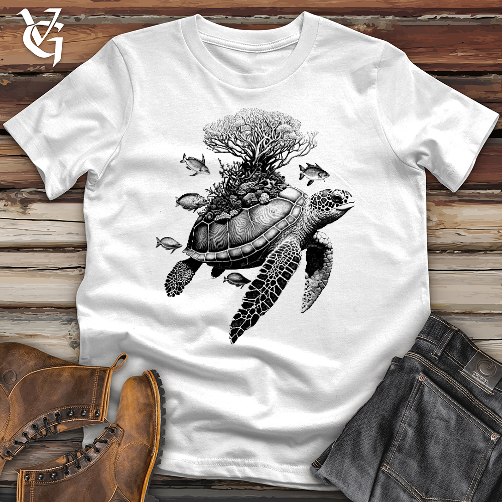 Viking Goods Sea Turtle Softstyle Tee White / L