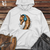 Viking Goods Seahorse Ocean Pulse Headphone Harmony Midweight Hooded Sweatshirt White / L