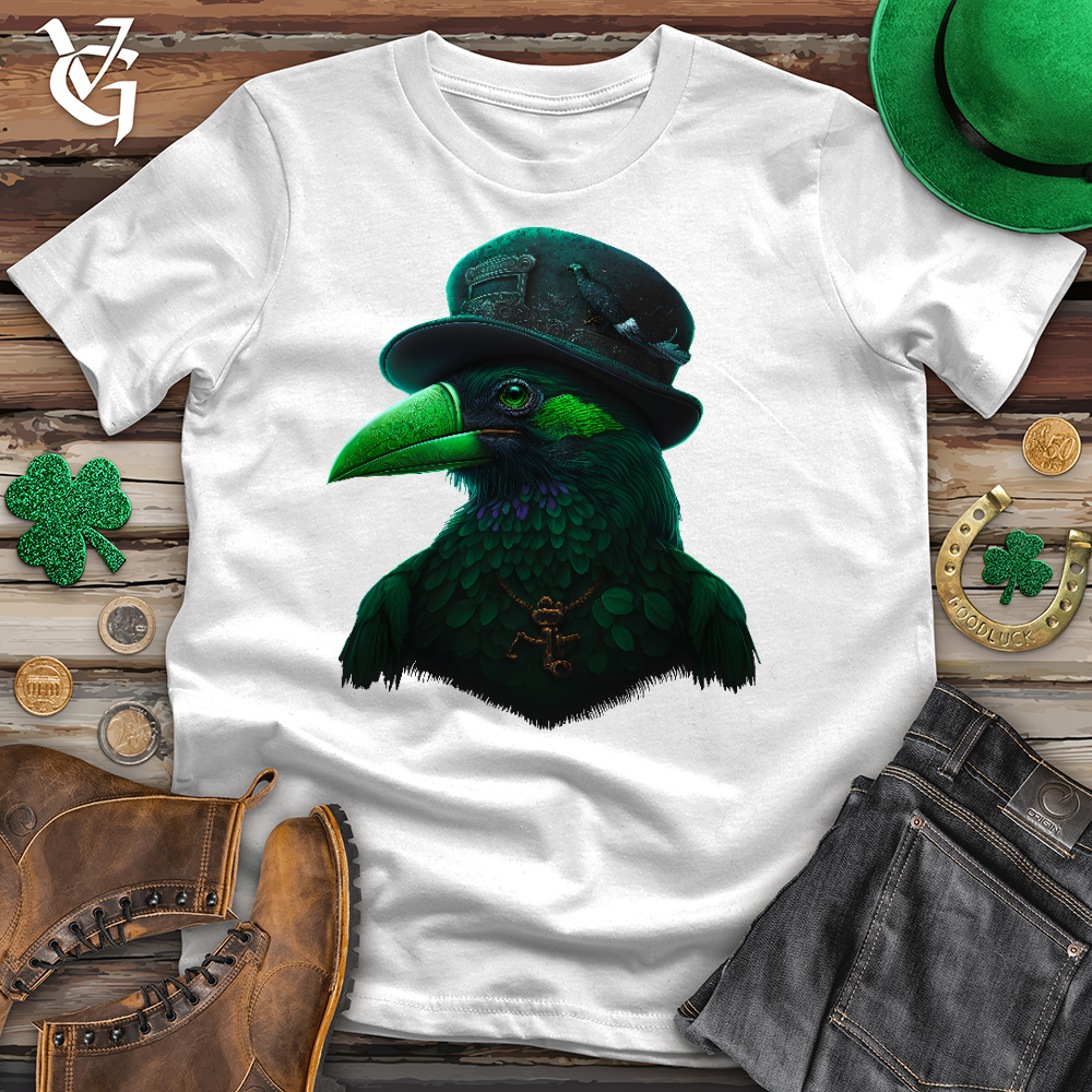 Viking Goods Sir Patrick Raven Cotton Tee White / L