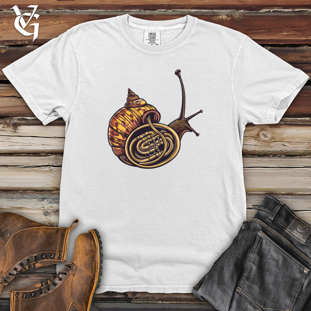Viking Goods Snail French Horn Heavy Cotton Comfort Colors Tee White / L