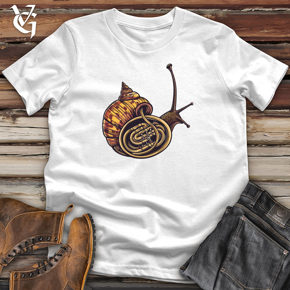 Viking Goods Snail French Horn Softstyle Tee White / L
