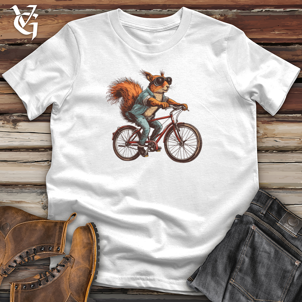 Viking Goods Squirrel Biker Cruise Softstyle Tee White / L