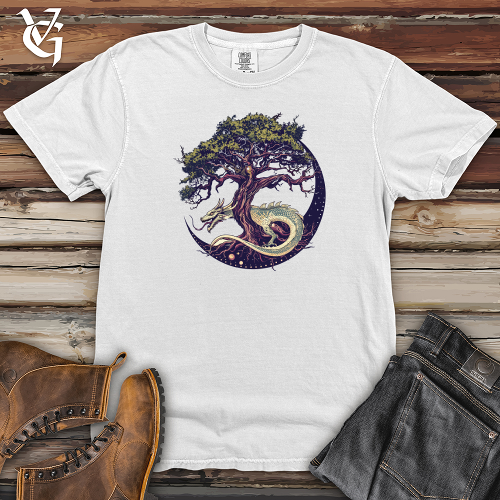 Viking Goods Stellar Dragon Grove Heavy Cotton Comfort Colors Tee White / L