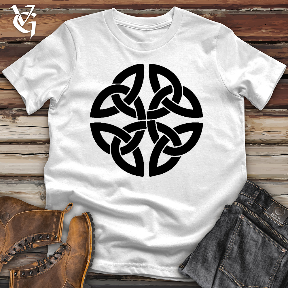 Viking Goods The Celtic Path of Life Cotton Tee White / L
