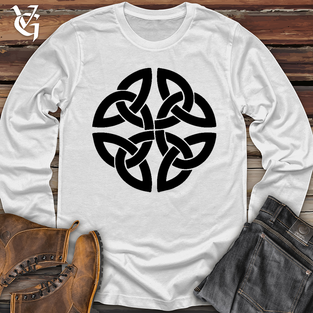 Viking Goods The Celtic Path of Life Long Sleeve White / L