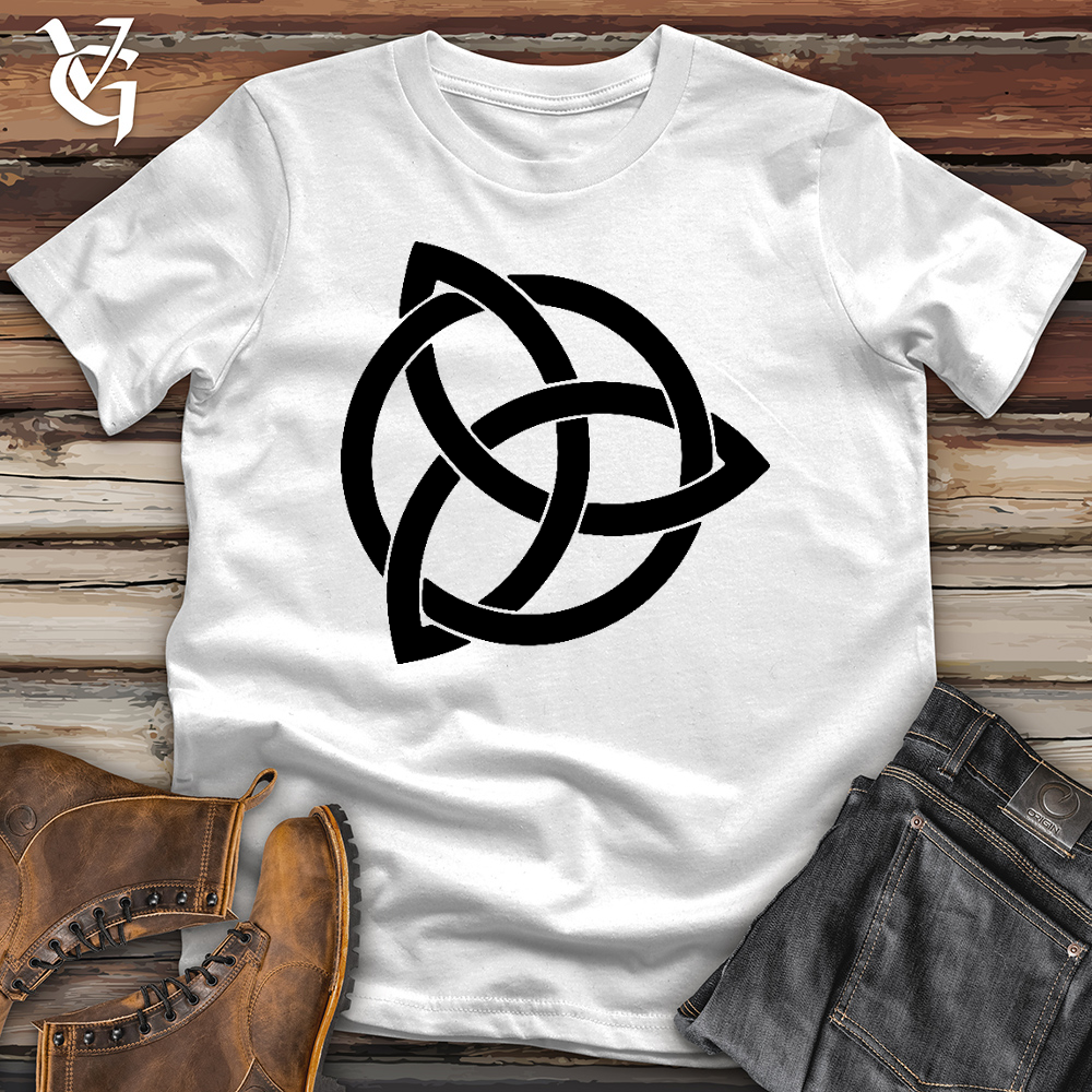 Viking Goods The Celtic Spiral Cotton Tee White / L