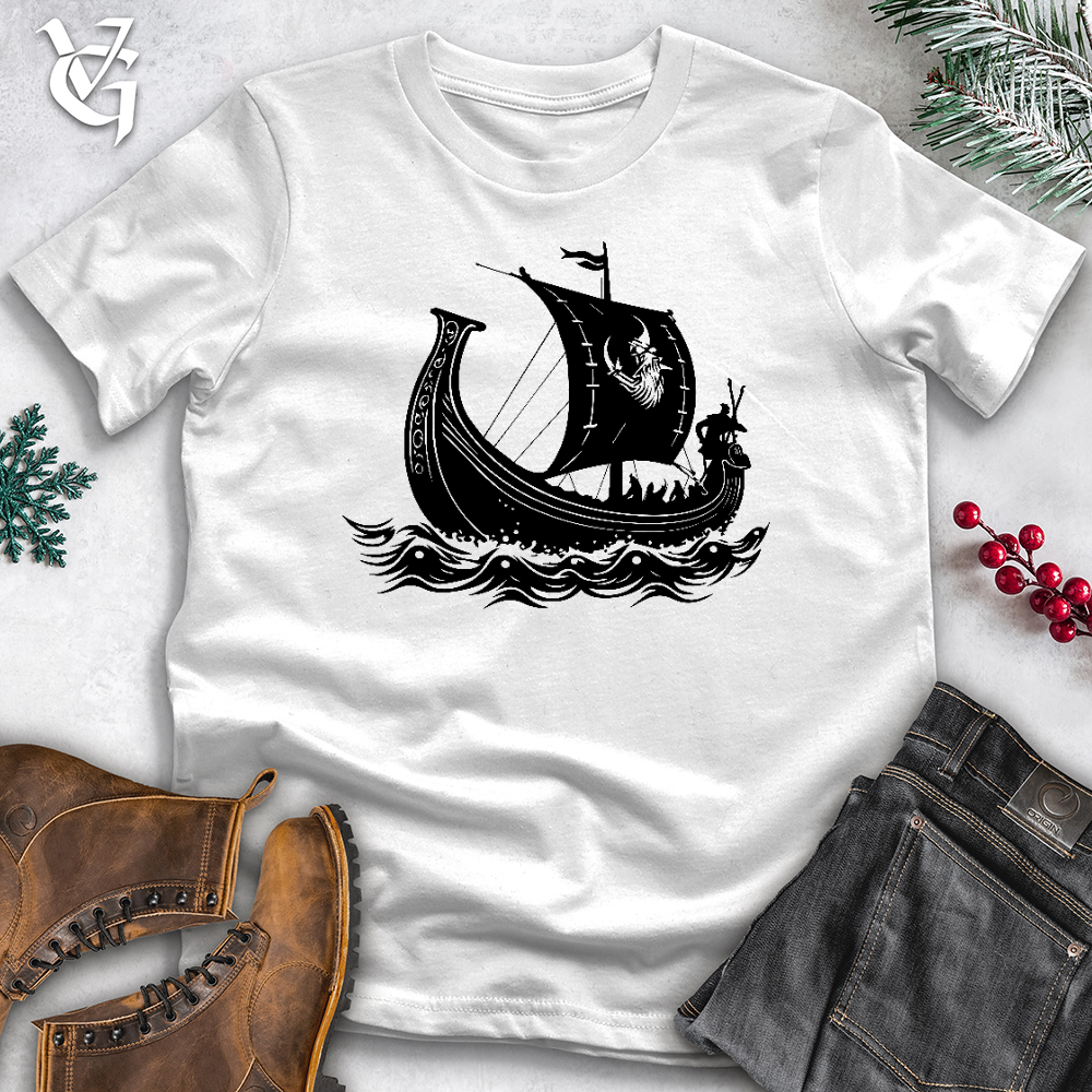 Viking Goods The Ocean Has Eyes Cotton Tee White / L