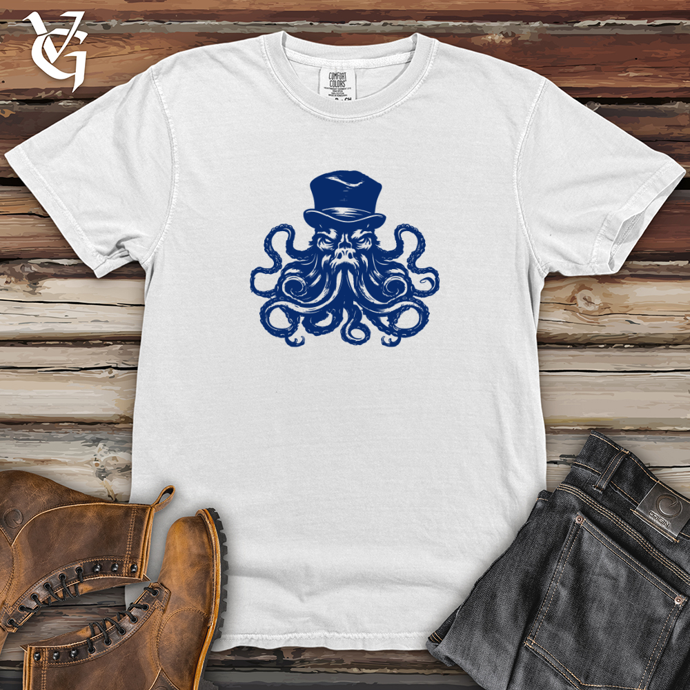 Viking Goods Top Hat Kraken Heavy Cotton Comfort Colors Tee White / L