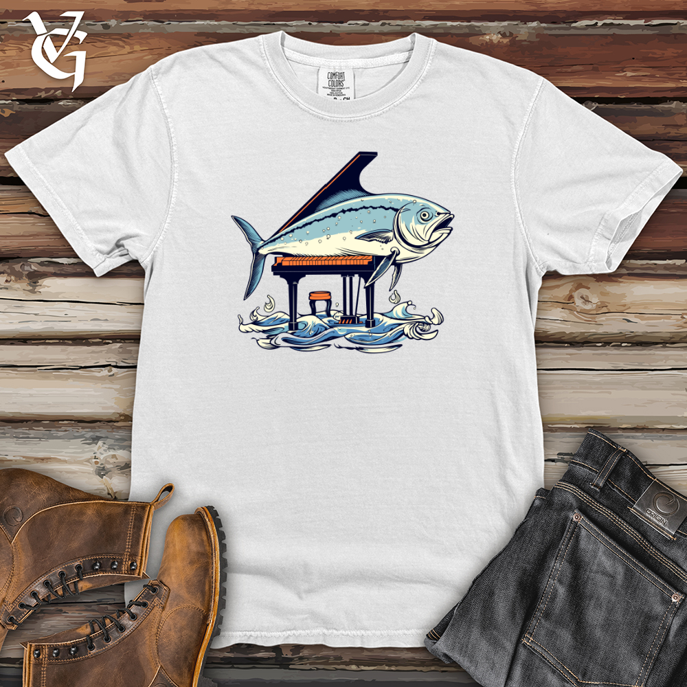 Viking Goods Tuna Piano Heavy Cotton Comfort Colors Tee White / L