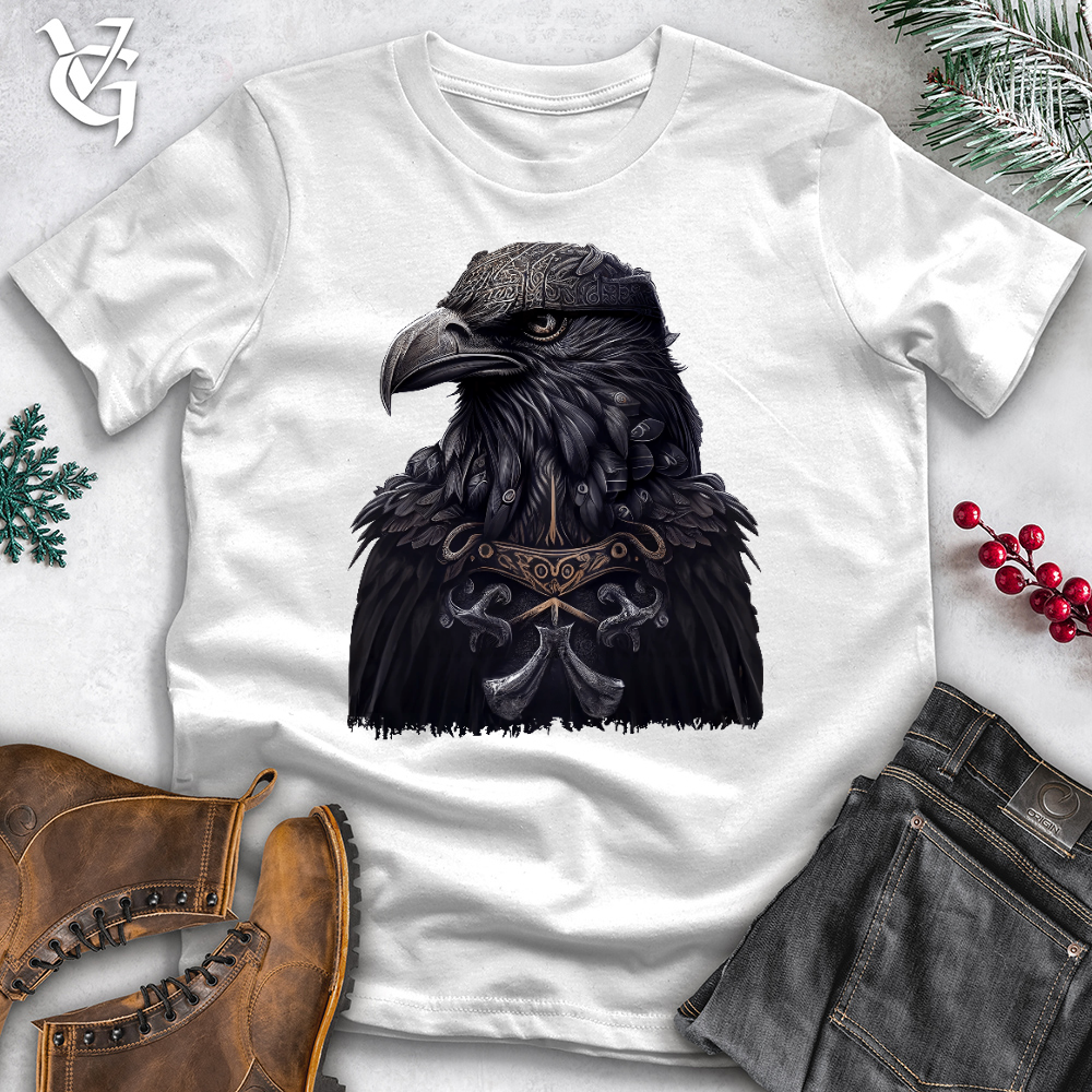 Viking Goods Viking Odin's Raven Cotton Tee White / L