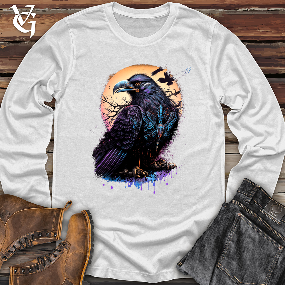 Viking Goods Viking Raven 02 Long Sleeve White / L