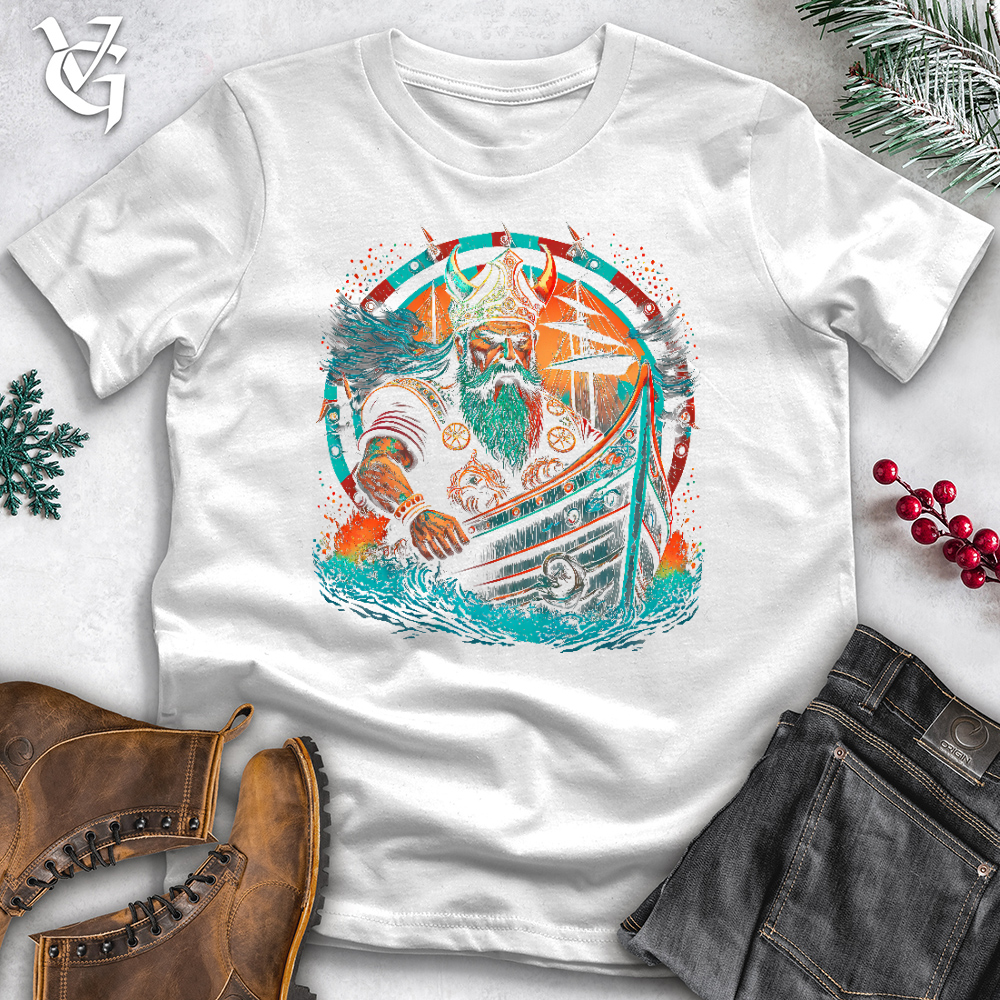 Viking Goods Viking Ship Cotton Tee White / L