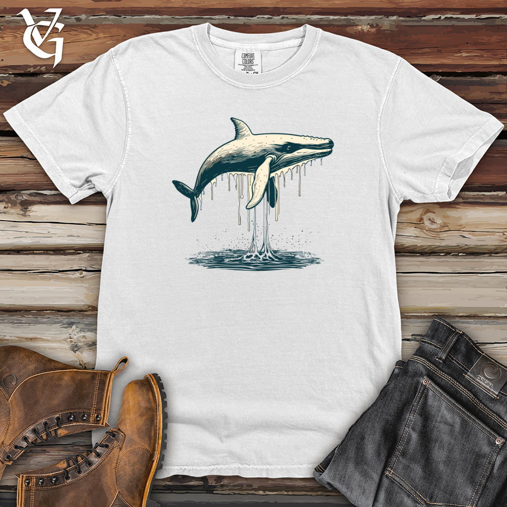 Viking Goods Vintage Arctic Whale Heavy Cotton Comfort Colors Tee White / L