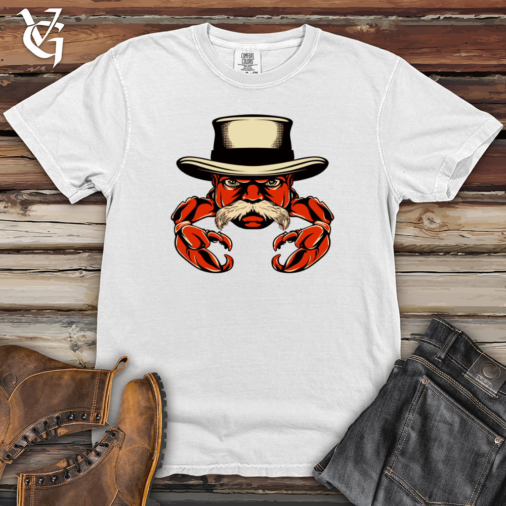 Viking Goods Vintage Mobster Crab Heavy Cotton Comfort Colors Tee White / L