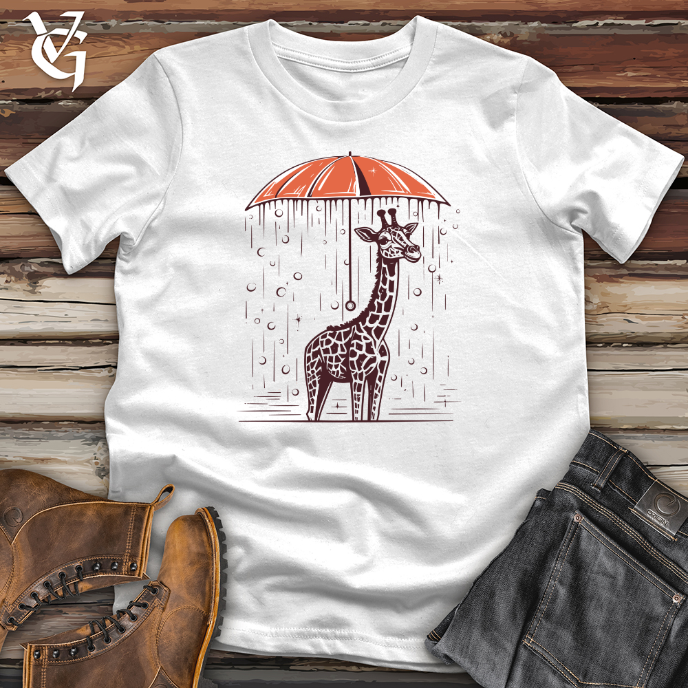Viking Goods Vintage Rainy Giraffe Softstyle Tee White / L