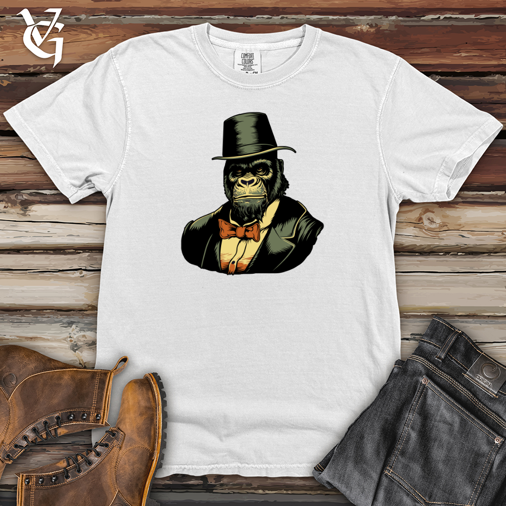 Viking Goods Vintage Top Hat Gorilla  Heavy Cotton Comfort Colors Tee White / L