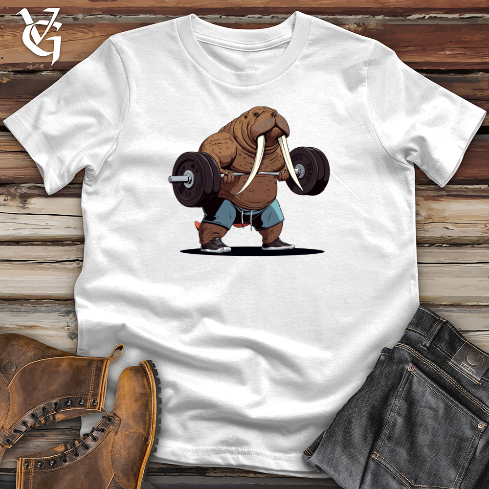 Viking Goods Walrus Weightlifting Champion Softstyle Tee White / L