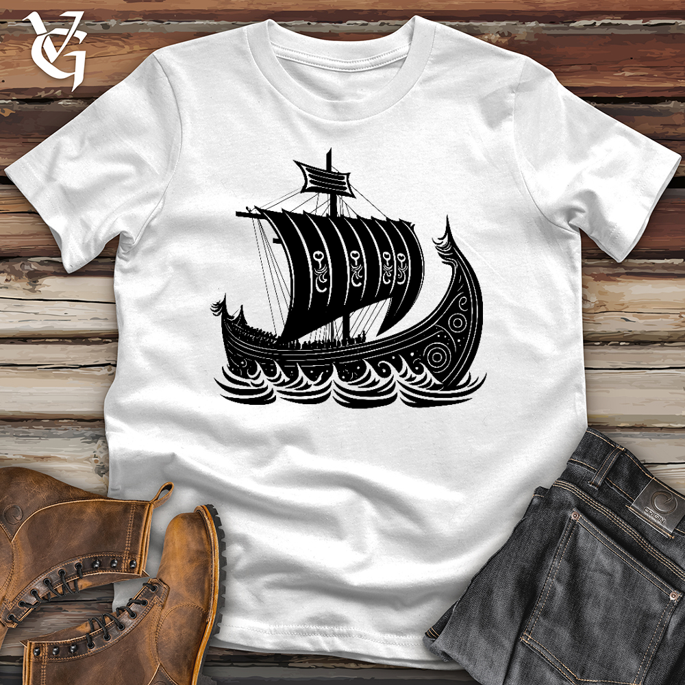 Viking Goods War Ship Softstyle Tee White / L