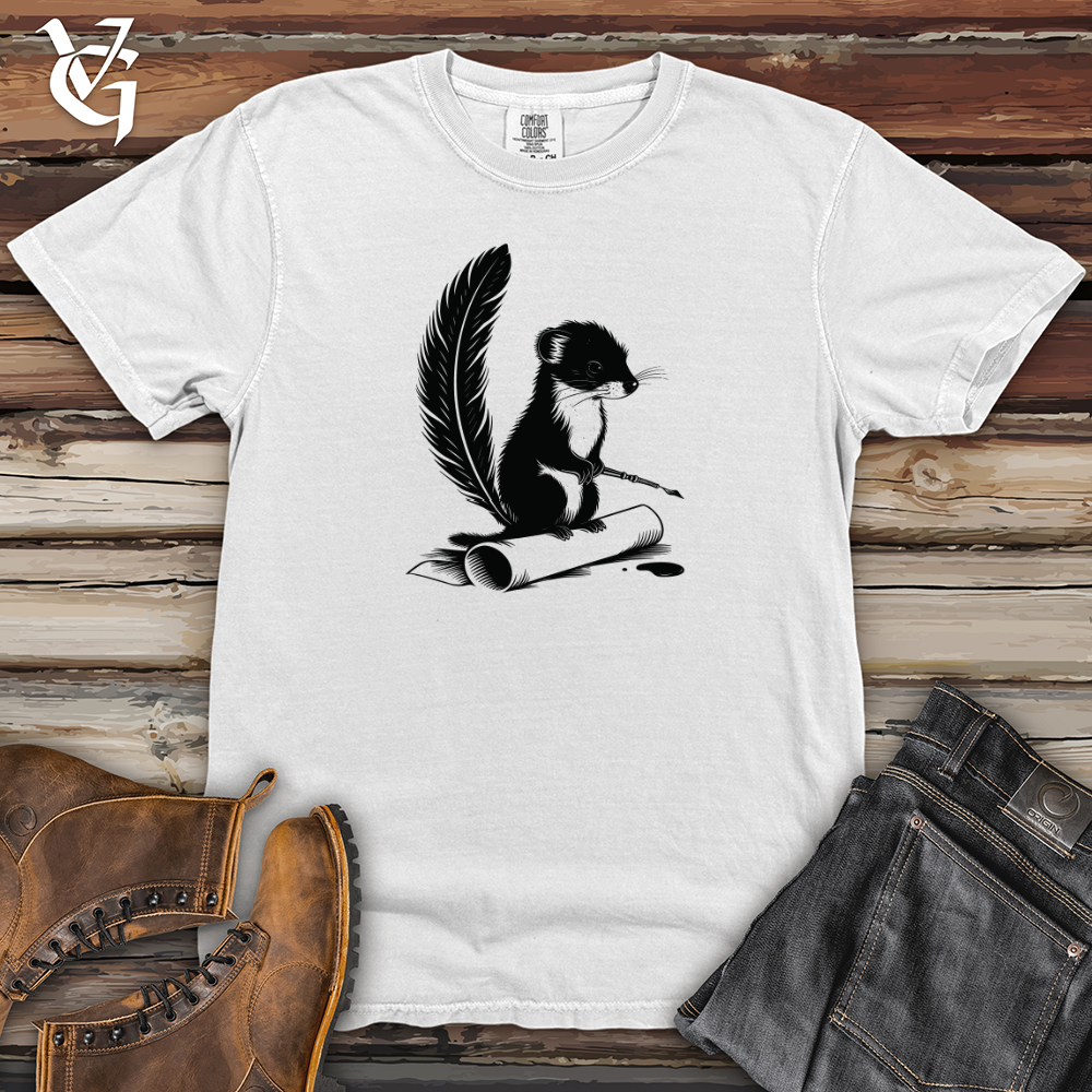 Viking Goods Weasel Quill Scribe Heavy Cotton Comfort Colors Tee White / L