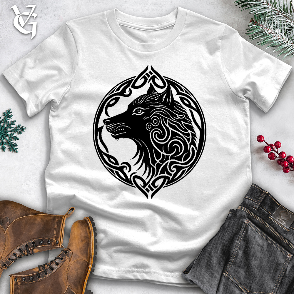 Viking Goods Wolf Watcher Cotton Tee White / L