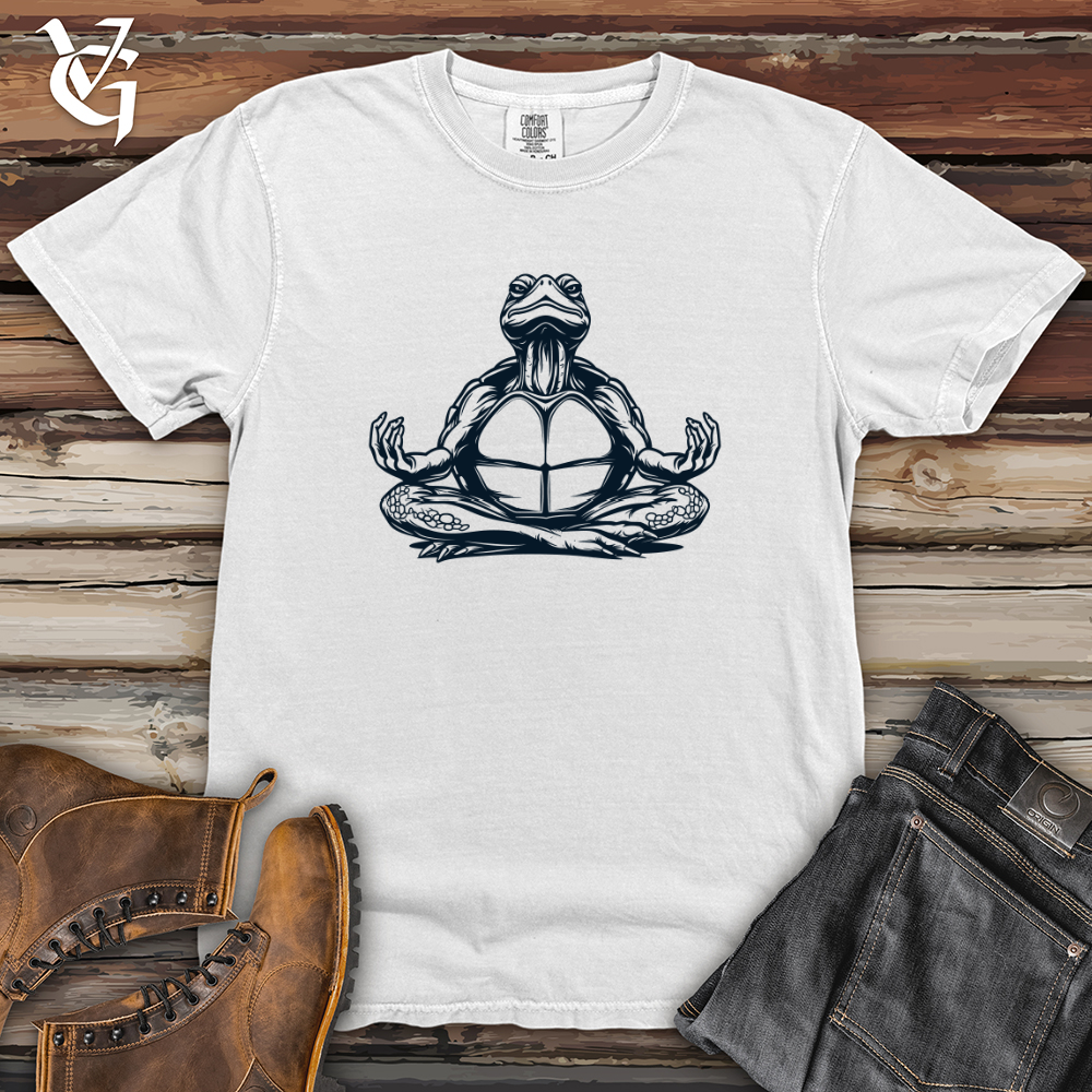 Viking Goods Zen Turtle Meditation Heavy Cotton Comfort Colors Tee Ivory / L