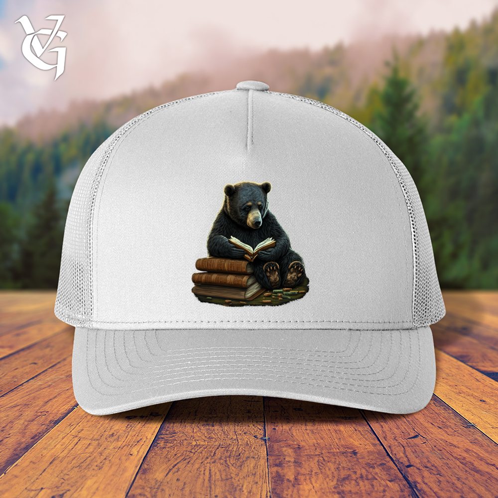 Viking Goods Studious Bear Trucker Cap White